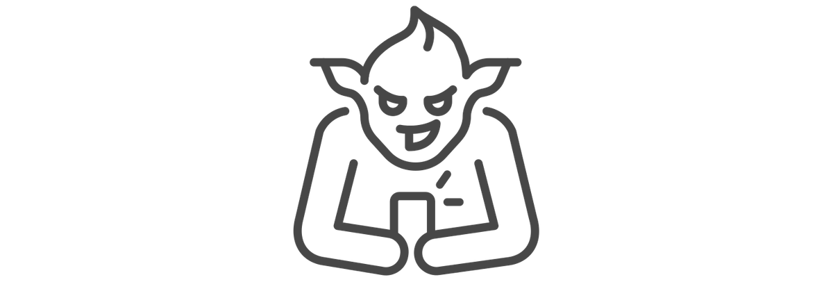Don't feed the trolls